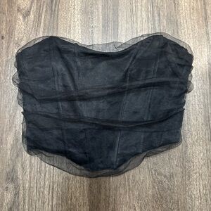 New Zara strapless top
